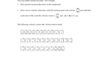 Vectors (MEP–GCSE) (Ages 14-16) lesson, powerpoint