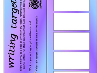 AfL Target Bookmarks - Writing, Reading, Maths