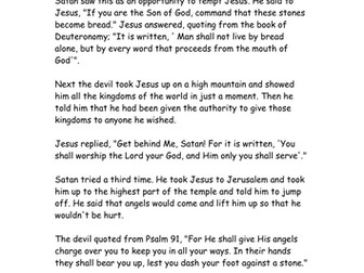 The Temptation of Jesus