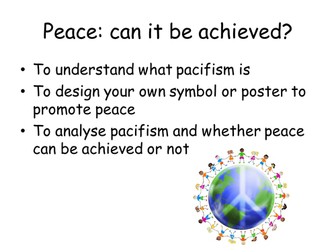 Peace: can it be achieved?