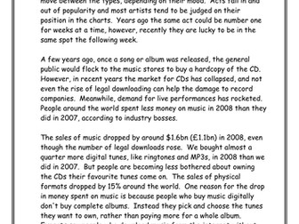 Yr 5/6 NF Revision Unit 2 : Modern music