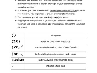 Spoken Language Study Teaching Resources 21-30