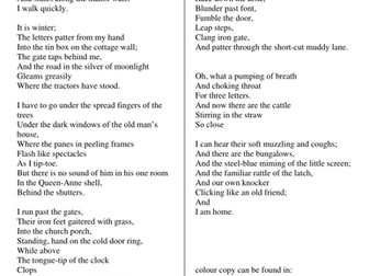 Posting Letters by Gregory Harrison