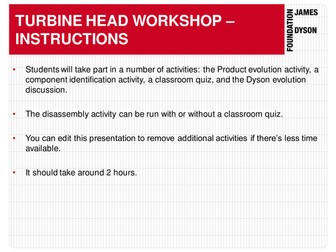 Education Box: KS3 Product Analysis resources