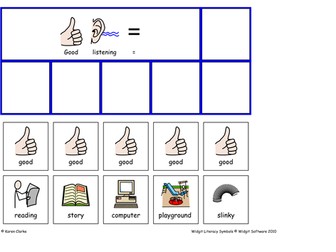 Widgit- Good behaviour