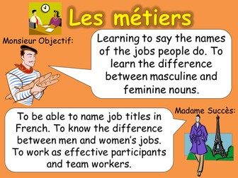 les métiers