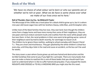 Book of the week -  Roll of thunder  hm
