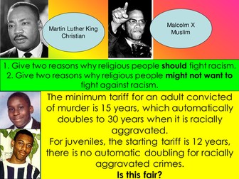 Racism: RE Community Cohesion