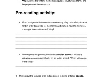 'Singh Song!' by Daljit Nagra Teaching Resources