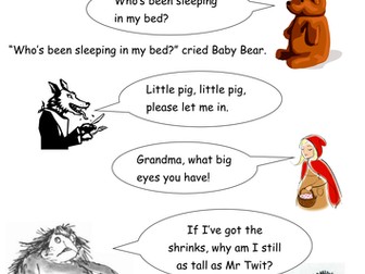 Twits speech marks (Roald Dahl)