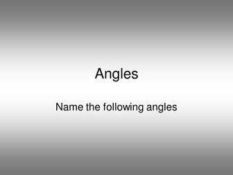 naming angles