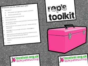 School council rep's toolkit