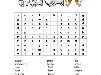 The Three Billy Goats Gruff Teaching Resources