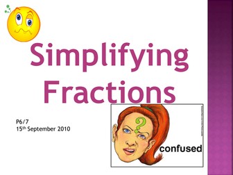 Simplifying Fractions Presentation