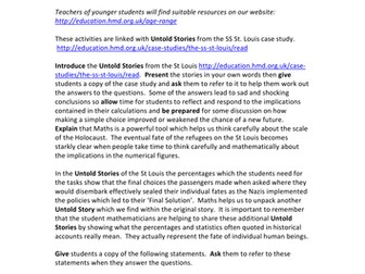 Holocaust Memorial Day - Maths resources.