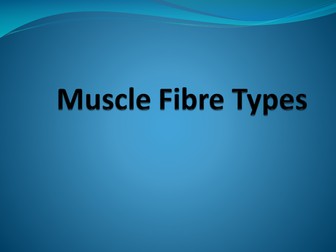 Types of Muscle Fibres Presentation