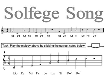 Interactive Solfege Song