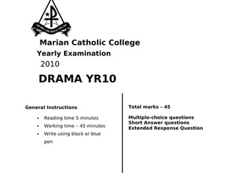 DRAMA EXAM
