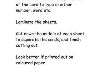 Editable Loop Cards