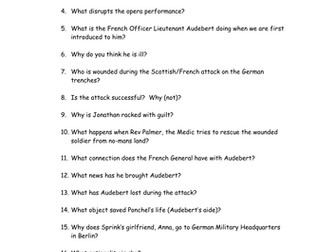 Joyeux Noel - Quiz Questions about the 2005 Film