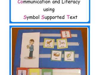 Symbol supported text leaflet- Widgit