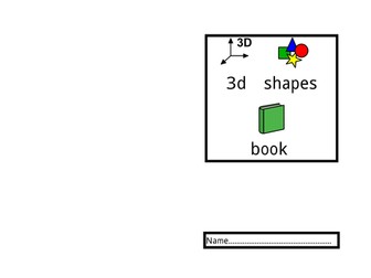 Shape booklets- Widgit