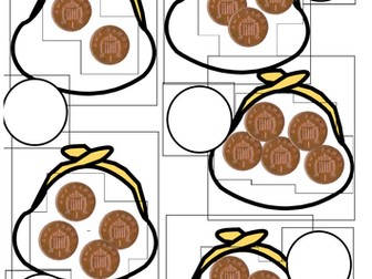 How much? Money worksheets- Widgit