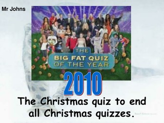Christmas Quiz Xmas 2010