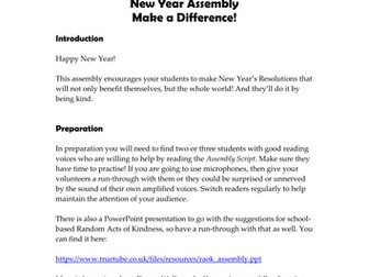 New Year Assembly (part 1)