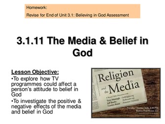 3.1.11 Media & Belief in God