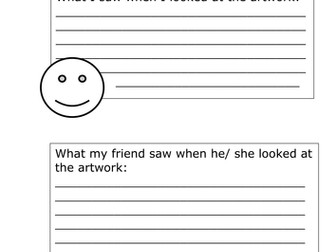 Art Perspective Worksheet