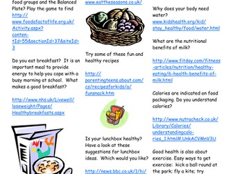 Balance of Good Health: Exploring via the web