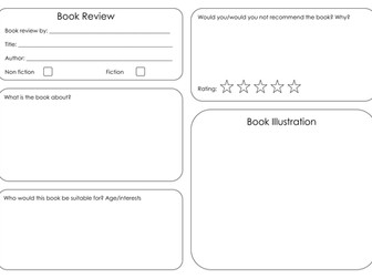 Book review template
