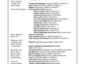 Farming Fact and Fiction Booklist