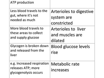 Stress Response 'Fight or Flight' Domino Cards
