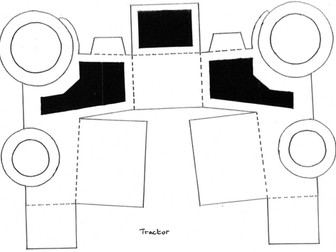 Cut-out Farm Animals in 3D