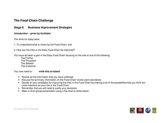 The Dairy Food Chain Challenge