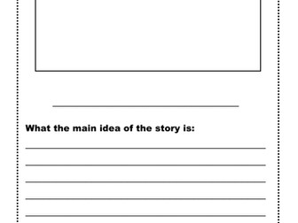 Favourite Fairy Tale sheet