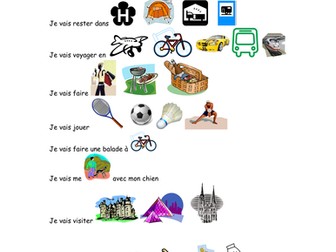 Je vais - Holiday Plans