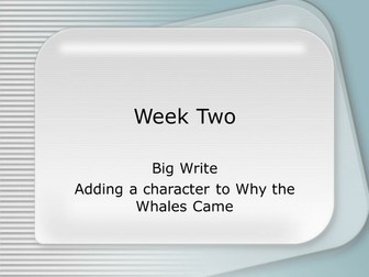 Big write week 2