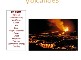 Volcanoes Workbook