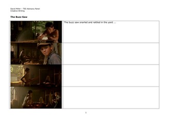 The Buzz Saw: Creative Writing Activity Worksheet