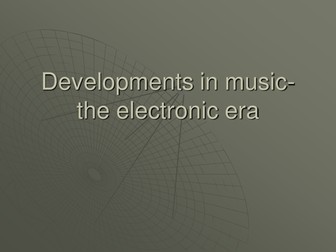 History of electronic music