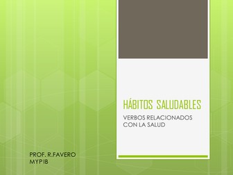 Habitos saludables