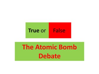 Atomic Bomb Debate