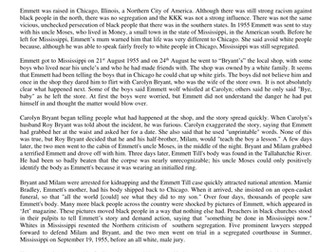 The Murder of Emmett Till