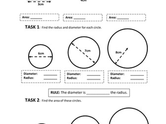 Circles - Revision Worksheets - KS3