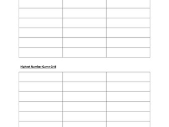 Place Value Grid