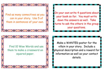 Guided Reading Activity Cards