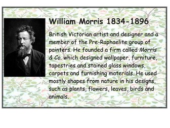 William Morris label & background information